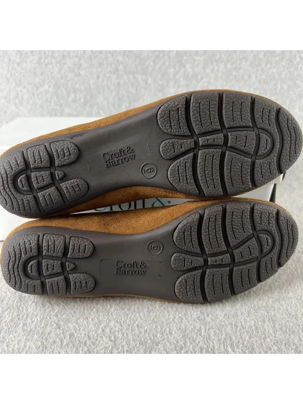 Croft & Barrow Slip On Loafers Shoes Womens Size 6 Faux Suede Comfort Classic